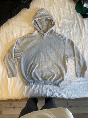 Weekday Men’s Gray Oversized Hoodie